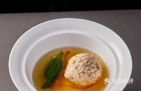 Sea Urchin Pork Meatballs in Clear Chicken Soup