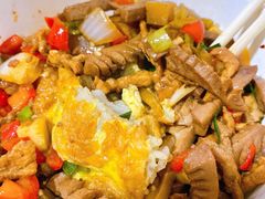 牛肉腰花二合一豆皮-周记热干面豆皮大王(桃花东街店)
