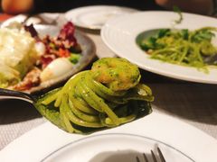 手工青酱虾仁意面-Primo·丽莫意大利窑烤披萨