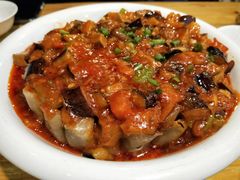 羊肉茄子盖莜面-老阿妈蒙古村·蒙古包·草原文化·歌舞表演(老君堂店)