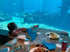 -海棠湾洲际-涛·海底餐厅·美人鱼·自助餐·海底隧道