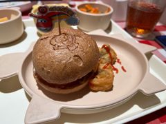 厚嘟嘟牛肉杂粮汉堡儿童餐-西贝(紫荆广场店)