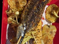 秋刀鱼-大成海鲜烧烤·海鲜粥(长寿路店)