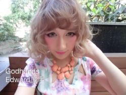 我为前台大洋妞做的颜色和造型美吗？-God Hands发型设计复古会所