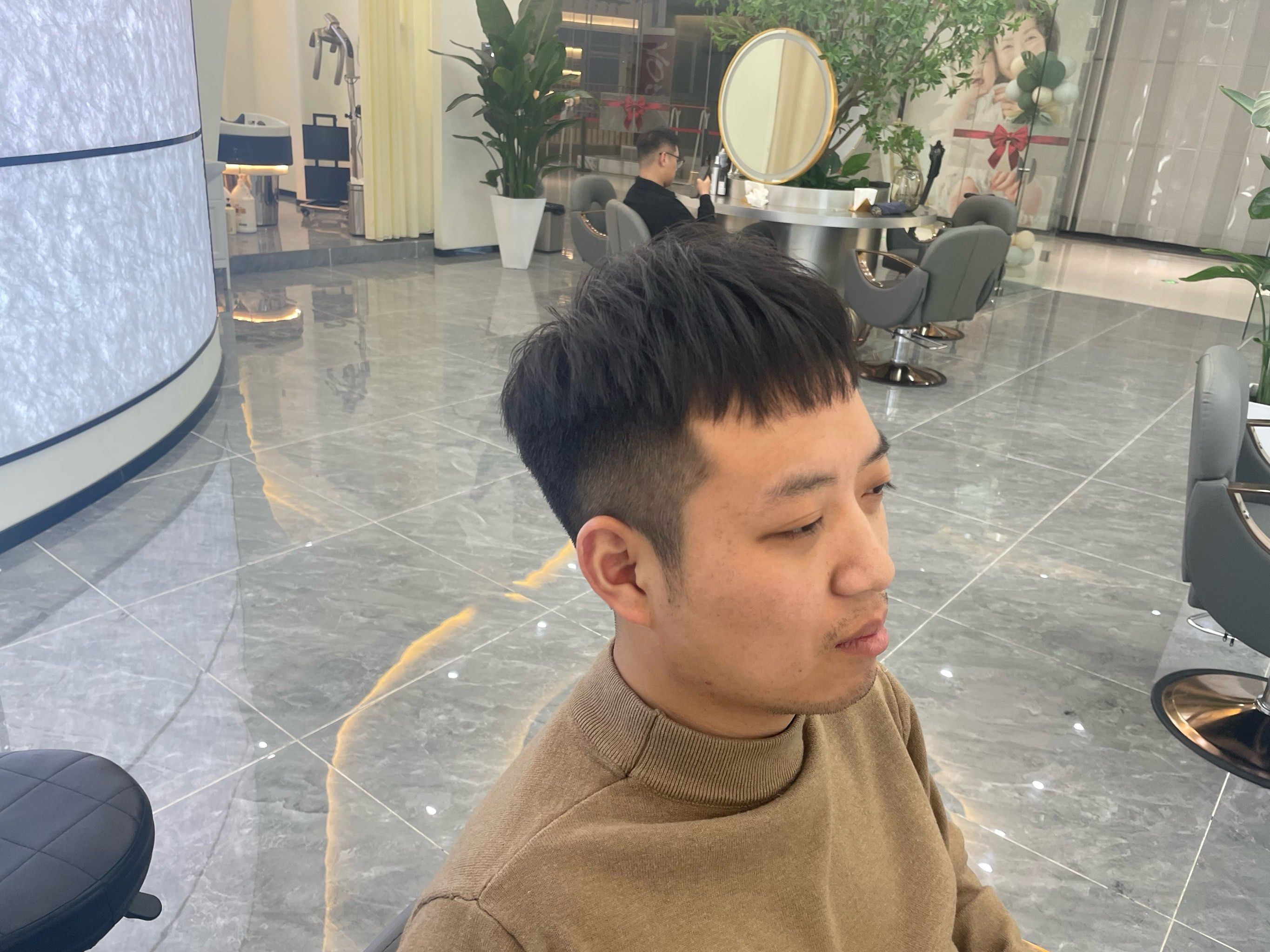 男士自然纹理烫