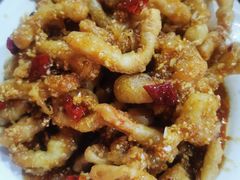 炸鱿鱼条-天伦海鲜·老味道·青岛菜(栈桥天主教堂店)