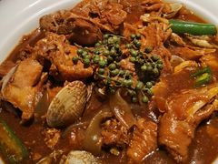 花蛤闷土鸡-悦海·家宴·冰花皮皮虾大锅贴(宝龙店)