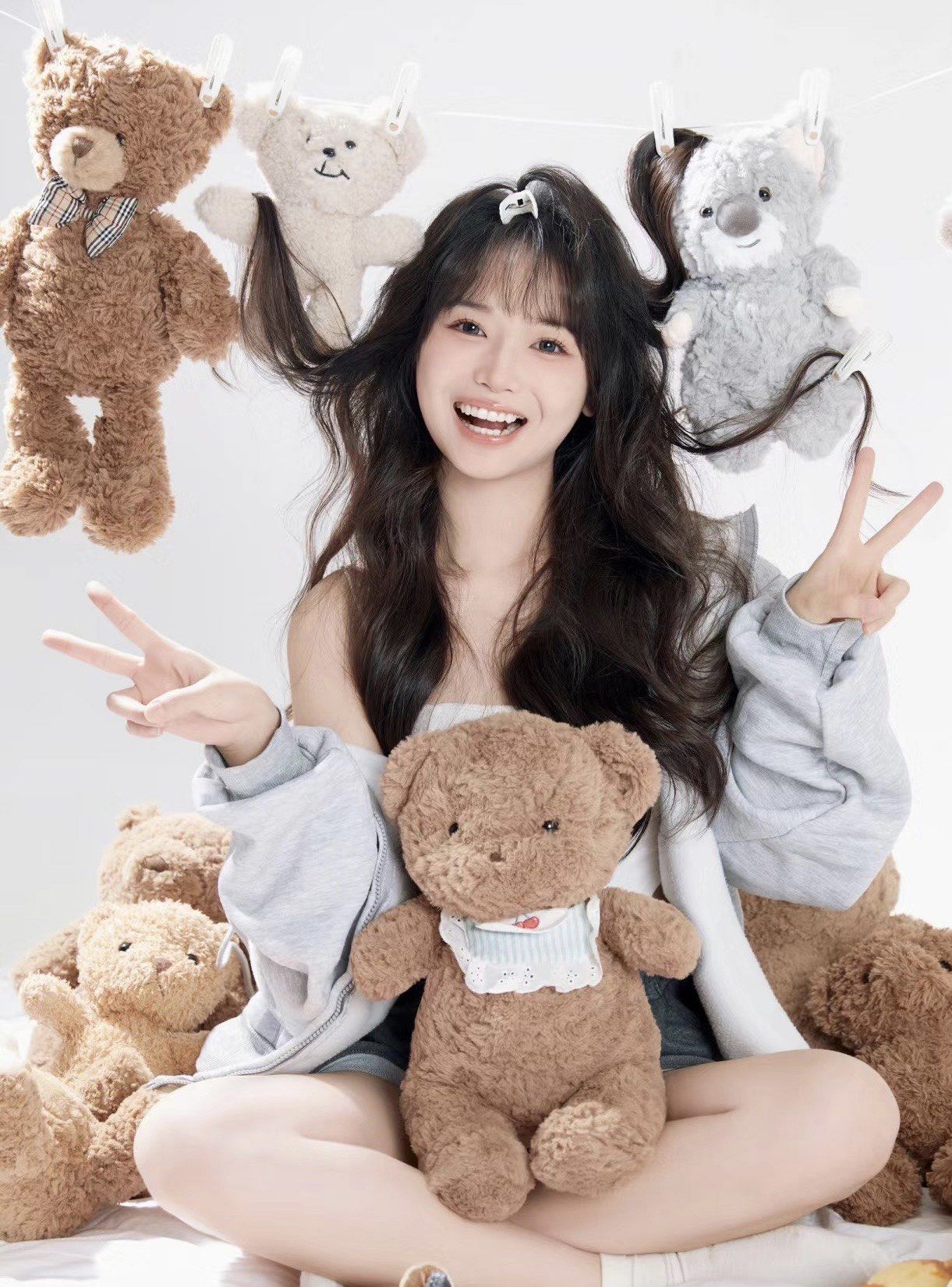 甜美可爱小熊写真