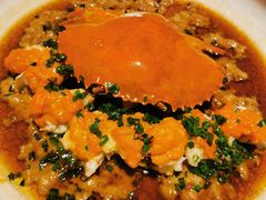 葱油蒸红膏蟹-玫瑰厅上海菜(兴国路店)