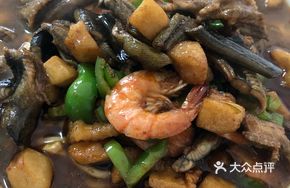 Shrimp and Eel Noodles
