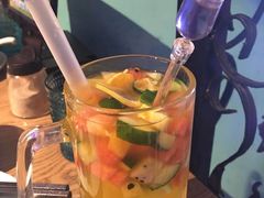 水果冰茶-三人行骨头王火锅(长寿店)
