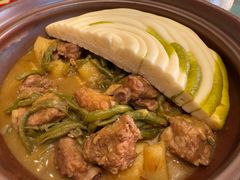 排骨豆角烀饼-盛百味·家宴餐厅(霸州分店)