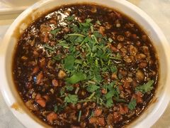 烂蒜烩肥肠-老浒记烤鸭-北京菜(琉璃厂店)