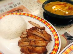 咖喱猪扒饭-新辉港式茶餐厅(北栅店)