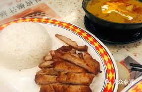 Grilled Pork Cutlet Rice with Tomato Sauce