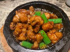 石锅杭椒牛蛙-桂满陇天书(南京德基旗舰店)