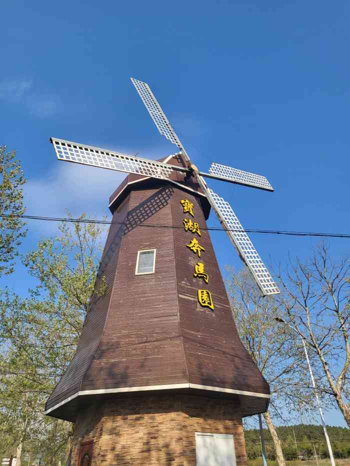 青岛宝湖奔马园-"宝湖马术小镇是国家3a级旅游景区,以"西.