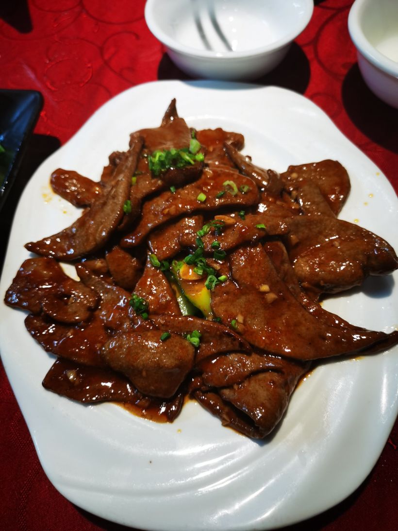 「南煎肝」这道也是福州名菜,做的也不错,很快光盘