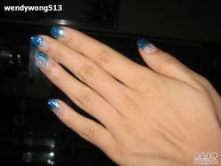 渐变光疗甲(左手)-浪漫美甲美睫