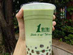 抹茶拿铁-1点点(长龙地铁店)