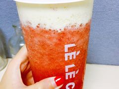 奶酪红草莓-LELECHA乐乐茶(上海五角场万达广场店)