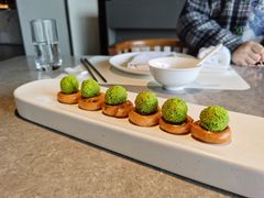 葱油饼鹅肝-木守西溪溪隐餐厅