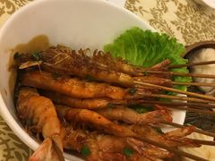 美极窜烧基围虾-中国饭店-餐厅