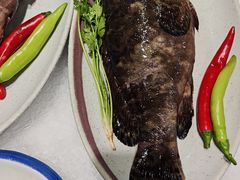 -海派美食·家宴海鲜青岛菜·石锅鲽鱼头(东方城店)