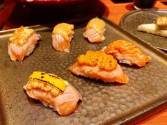 赤焰三文鱼六食寿司拼-摩打食堂(江南西店)