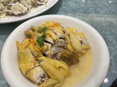 鲜人参水晶鸡-丰尔粥食·顺德鱼生·干蒸排骨顺德菜(大良分店)