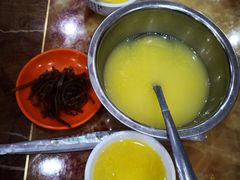 玉米渣粥-李连贵熏肉大饼(天通苑店)