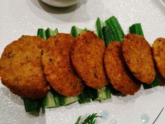 鹰嘴豆饼采秋葵-菩提树·素食餐厅(汇智国际商业中心店)