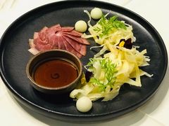 三年金钱火腿配大理手撕乳扇-泓0871臻选云南菜·味庄