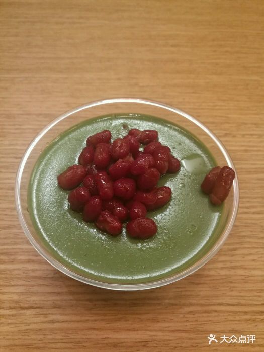 抹茶红豆布丁