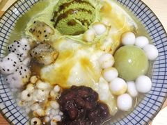 抹茶白玉赤豆碗-半饱日式甜品(ifs国际金融店)
