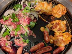 -明洞阿姨·韩式酱蟹烤肉·创意料理(三元桥店)