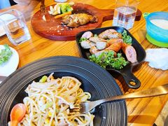 奶油培根意面-SEN CASTLE城堡西餐(创意设计中心店)