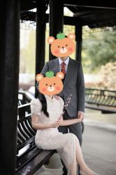 -桃子造型婚纱礼服(凤起广场店)