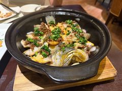 葱菌酱焗黄鱼-元素中餐厅.海南菜.粤菜.椰子鸡.海鲜.包房.石梅湾威斯汀度假酒店