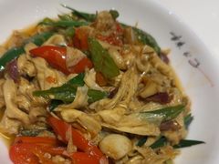 火腿炒农家豆腐皮-辣公子·千岛湖私房菜(滨江店)