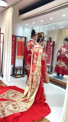 -懿沉香中式嫁衣礼服秀禾服龙凤褂马来褂旗袍总店