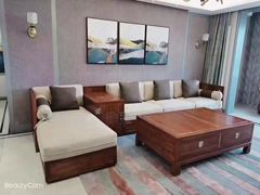 -荣麟槟榔·京瓷新中式现代中式实木套房·全屋定制家具(红星美凯龙香河店)