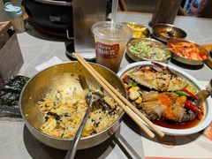 海苔包蟹饭-草家酱蟹炭火烤肉店(珲春南路一店)
