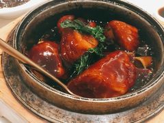 石锅烹银鳕鱼-玫瑰厅上海菜(兴国路店)