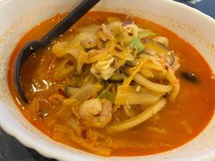 海鲜辣汤面-桃园中华料理炸酱面(燕儿岛路店)
