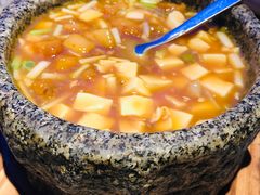 石锅鸡汤豆腐-绿茶餐厅(乐峰广场店)