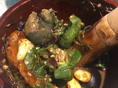 擂辣椒皮蛋-昱龙大盆牛蛙馆(三兴街总店)