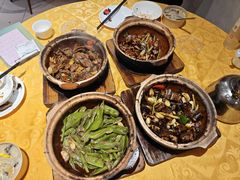 虾酱啫通菜-天宝食坊·啫啫煲大排档(西华路店)