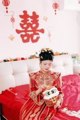 -桃子造型婚纱礼服(凤起广场店)