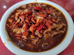 水煮牛肉-北大地皖峰饭馆